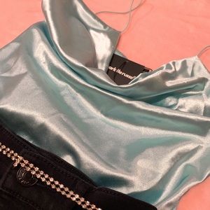 Cowl neck body suit